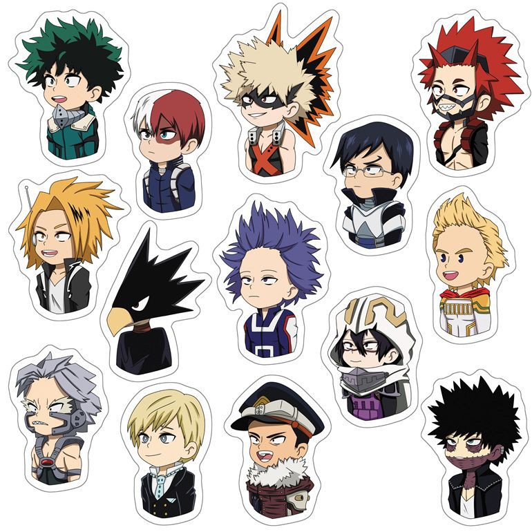 100pcs 50pcs 20pcs 10pcs stickers set my hero academia anime sticker shopee philippines