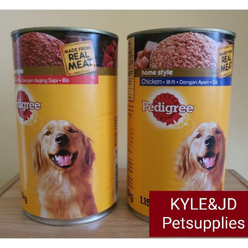 PEDIGREE Beef in Can Dog Food 1.15kg | Shopee Philippines