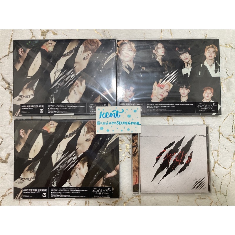 Stray Kids SKZ Scars Unsealed Album (A, C, Normal Version) Shopee