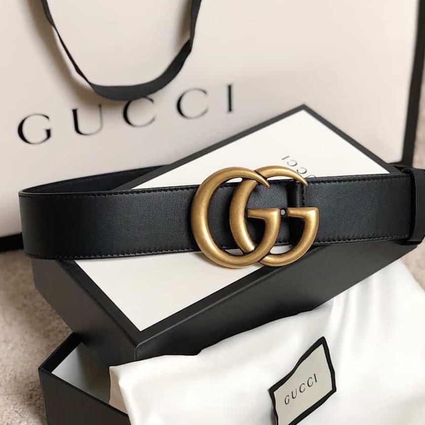 gucci black shoelace belt price