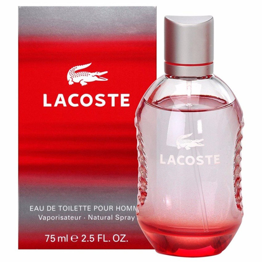 lacoste eau de toilette pour homme 75ml