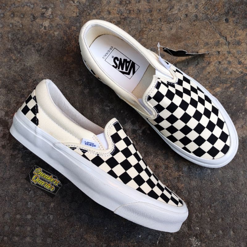 Vans Vault OG Slip-on LX Checkerboard v2 | Shopee Philippines