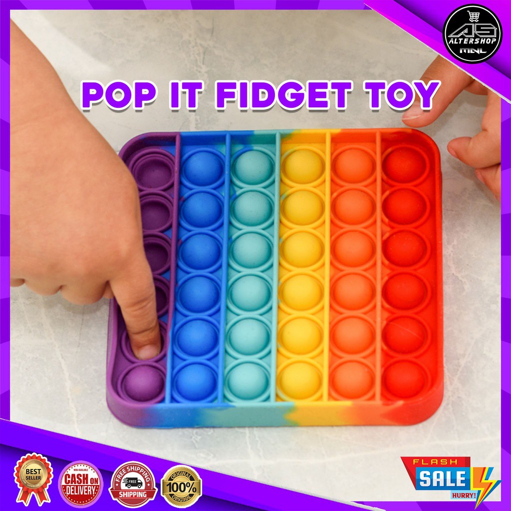 Push Pop It Fidget Pop Spielzeug Pop Its Bubble Anti Stress Kids TikTok Popit 