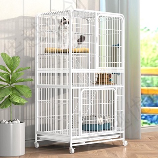 ♦▦Cat cage villa oversized free space home cat cage indoor large with toilet cat pet cat house cat h
