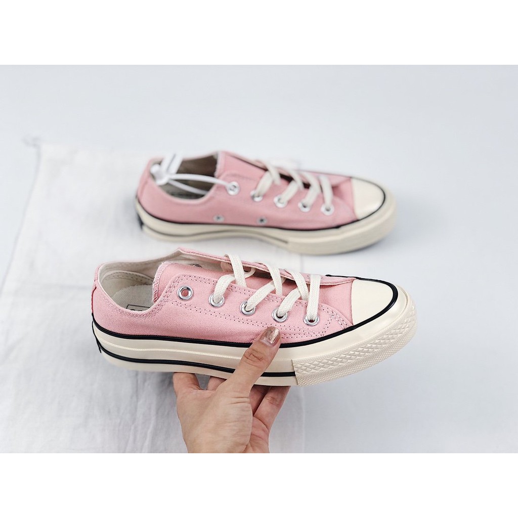 light pink canvas shoes