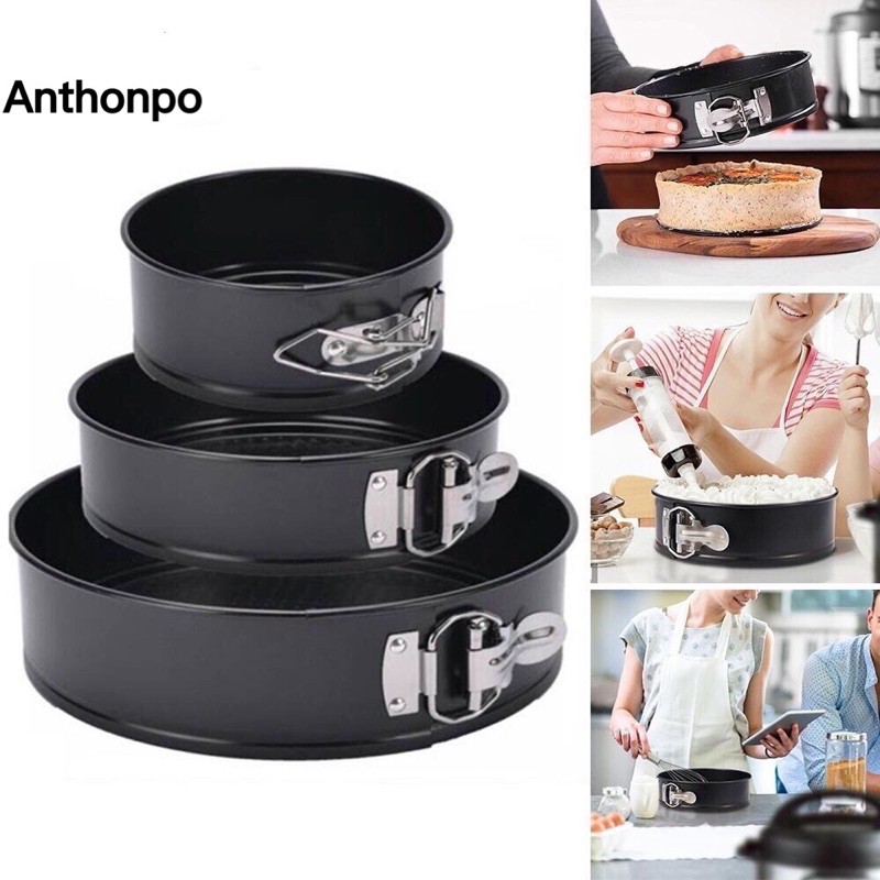 3pcs Round Nonstick Cake Molds 2022