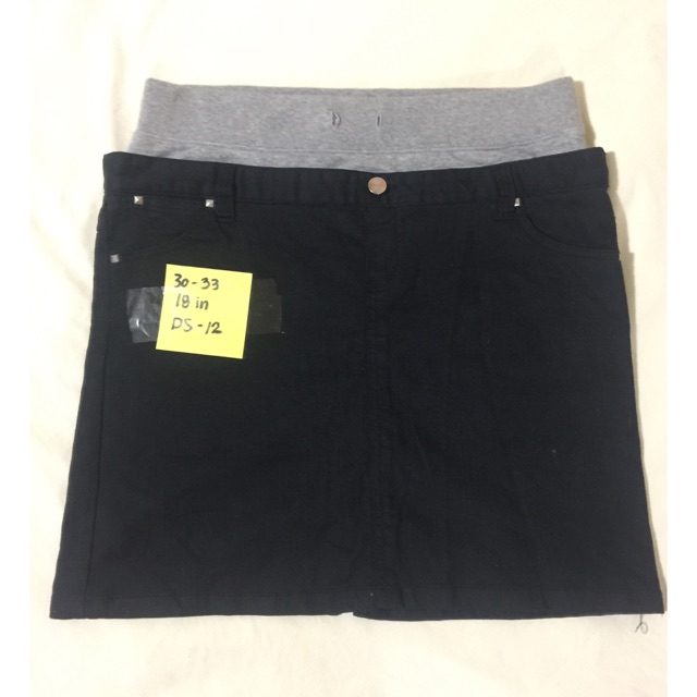 wrangler denim skirt
