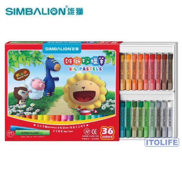 Simbalion Oil Pastels 36 Colors Set | Shopee Philippines
