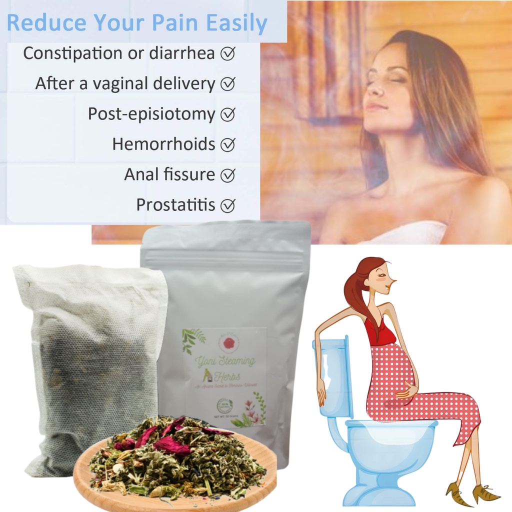 Steam Herbs for Hemorrhoid Personal Care Womb Wellness Reducing