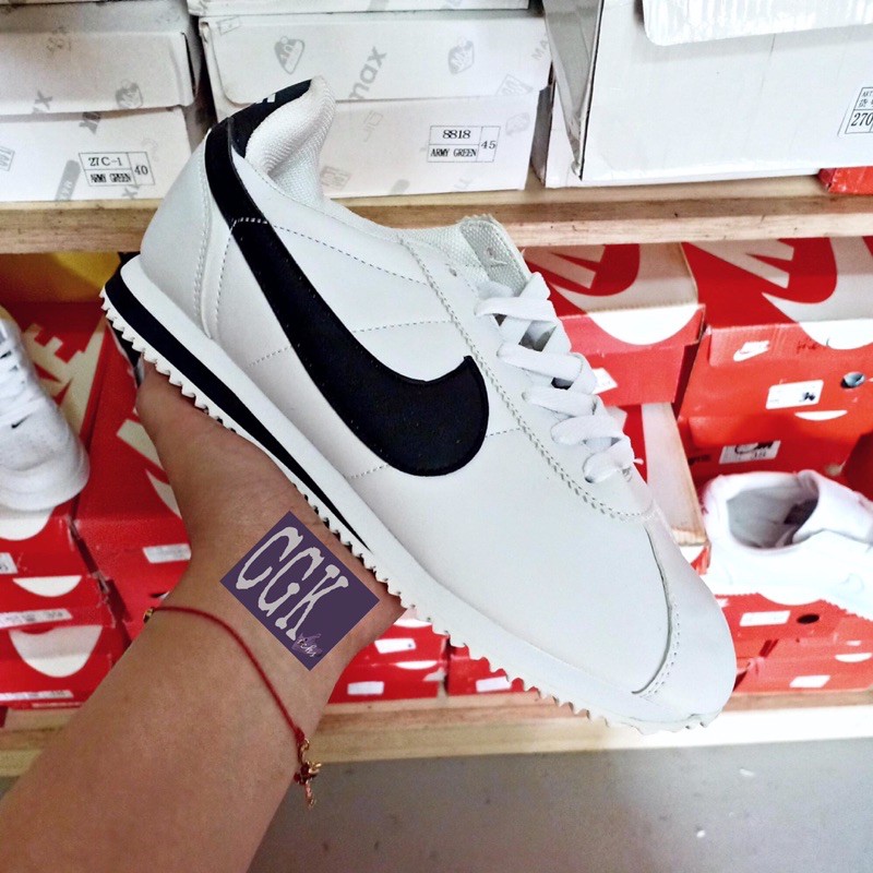 Cgk Nike Cortez Basic Sneakers For Men Women Authentic Quality Not Fake Shopee Philippines