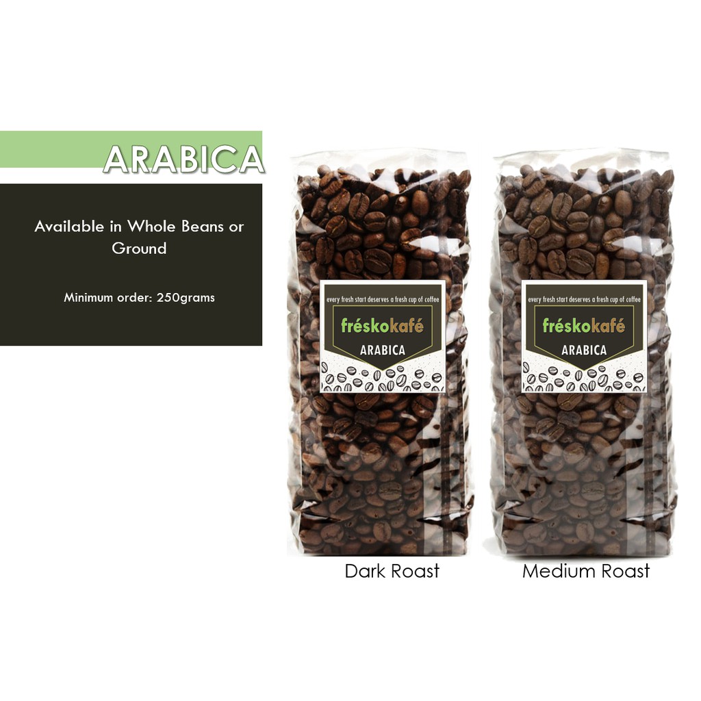 Arabica Coffee Beans (DARK ROAST) Shopee Philippines