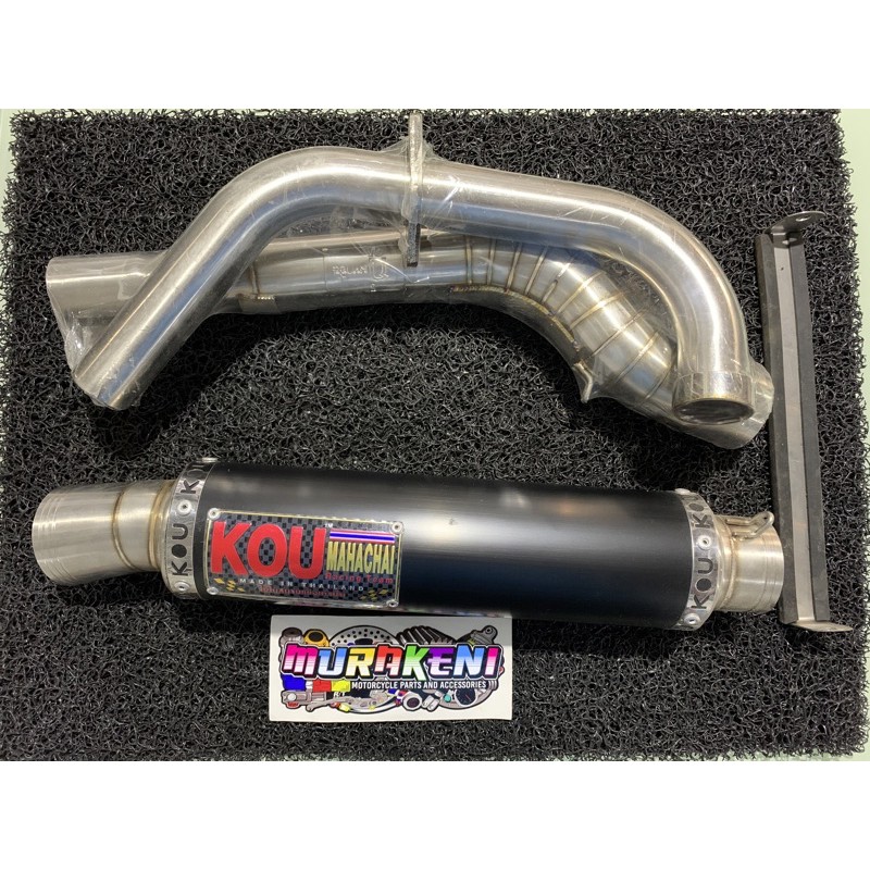 KOU MUFFLER RAIDER150 BLACK OPEN PIPE Shopee Philippines