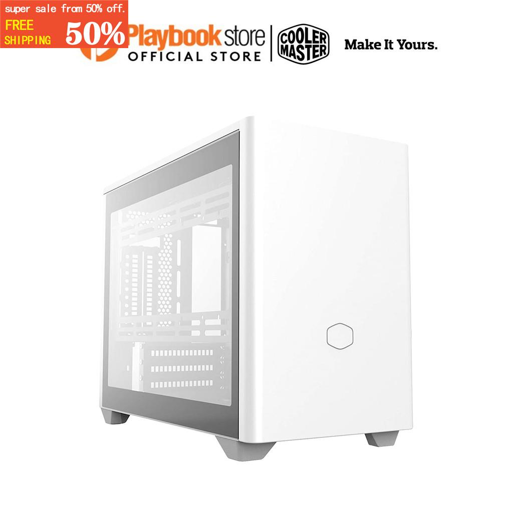 Cooler Master Masterbox NR200P Mini-ITX Desktop Case White, Triple-slot ...