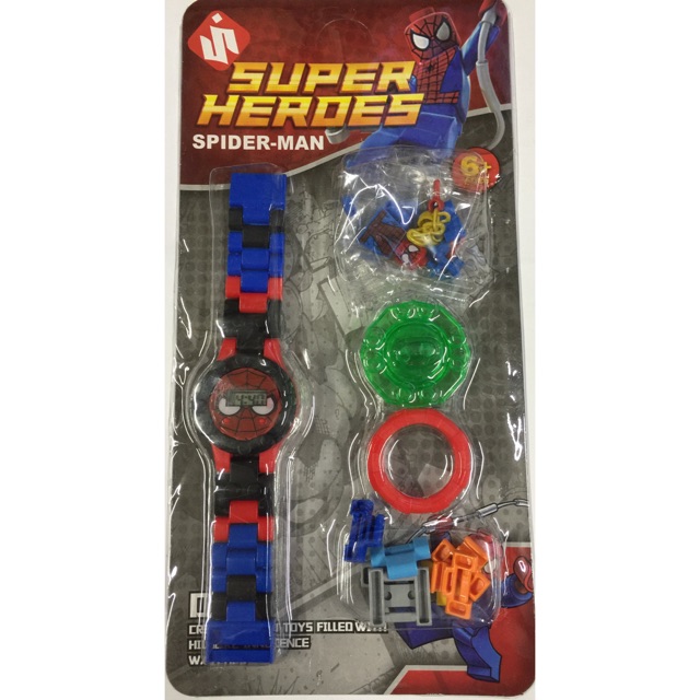 spiderman lego watch