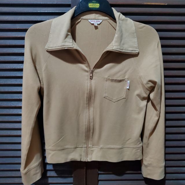 guess brown jacket