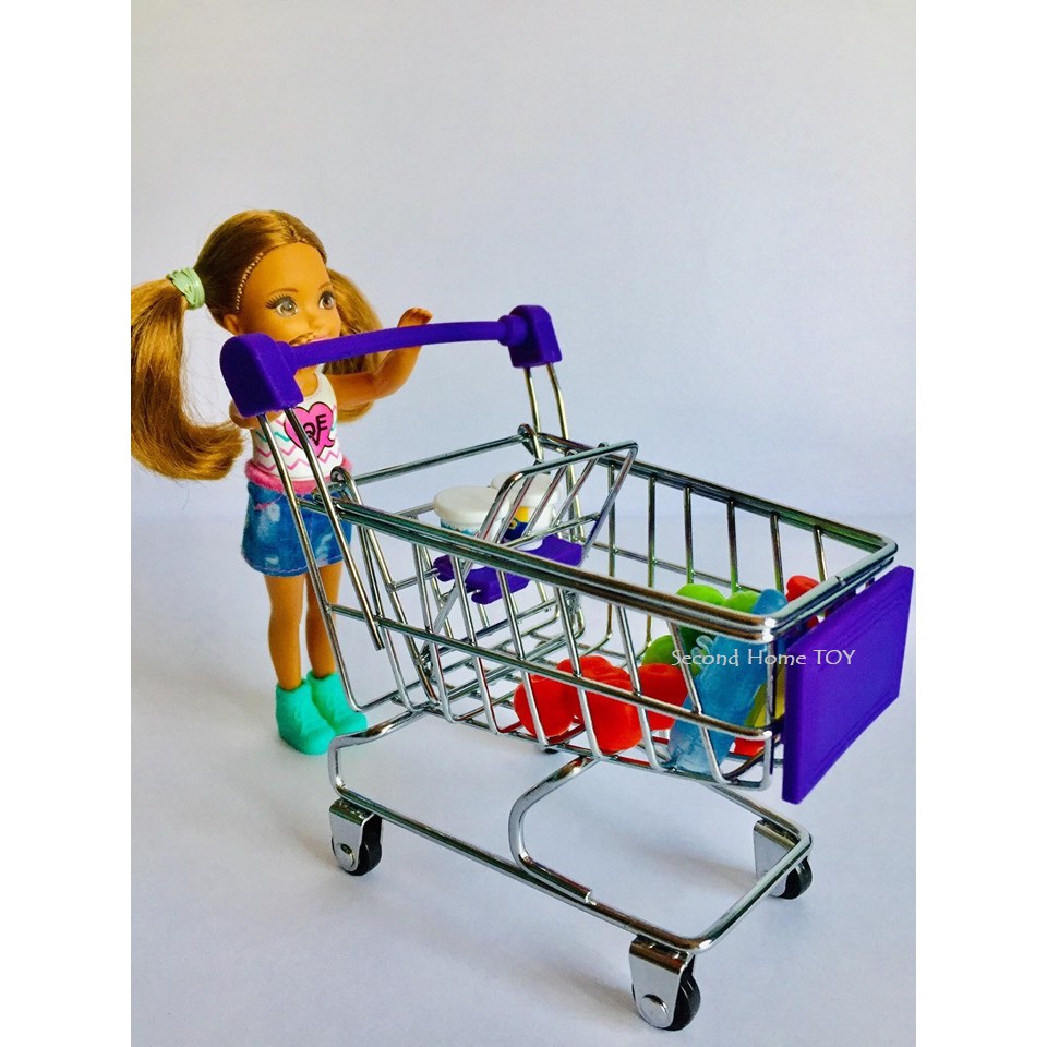 shopping cart with baby doll seat