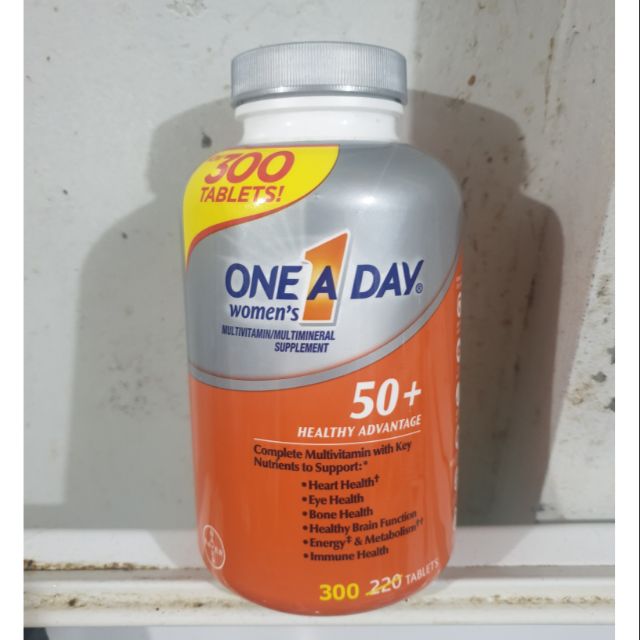 Bayer one a day women adult ages 50+ multivitamin for womens with ...