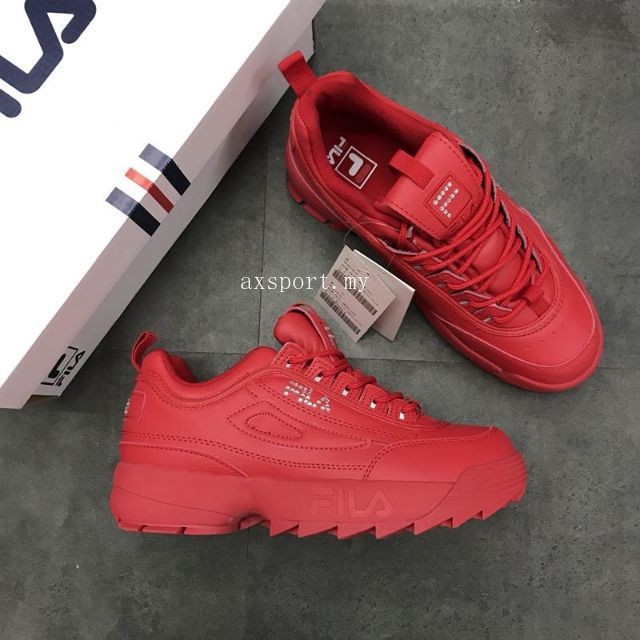 red fila boots