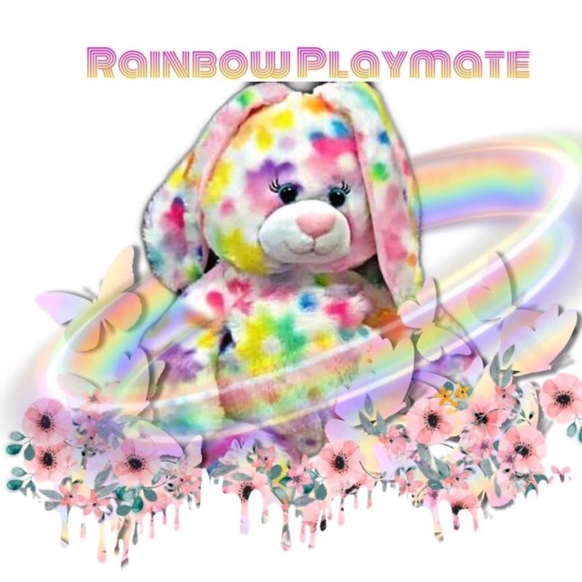 rainbow stuffed toy