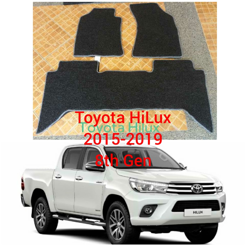 Toyota Hilux 2015 2019 Nomad Car Mat With Piping Hi Lux Mat Hilux