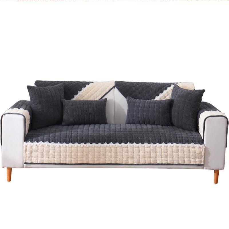 All-Inclusive Decorative Cushion Universal Sofa Anti-Slip Plush Multi-Purpose Cover