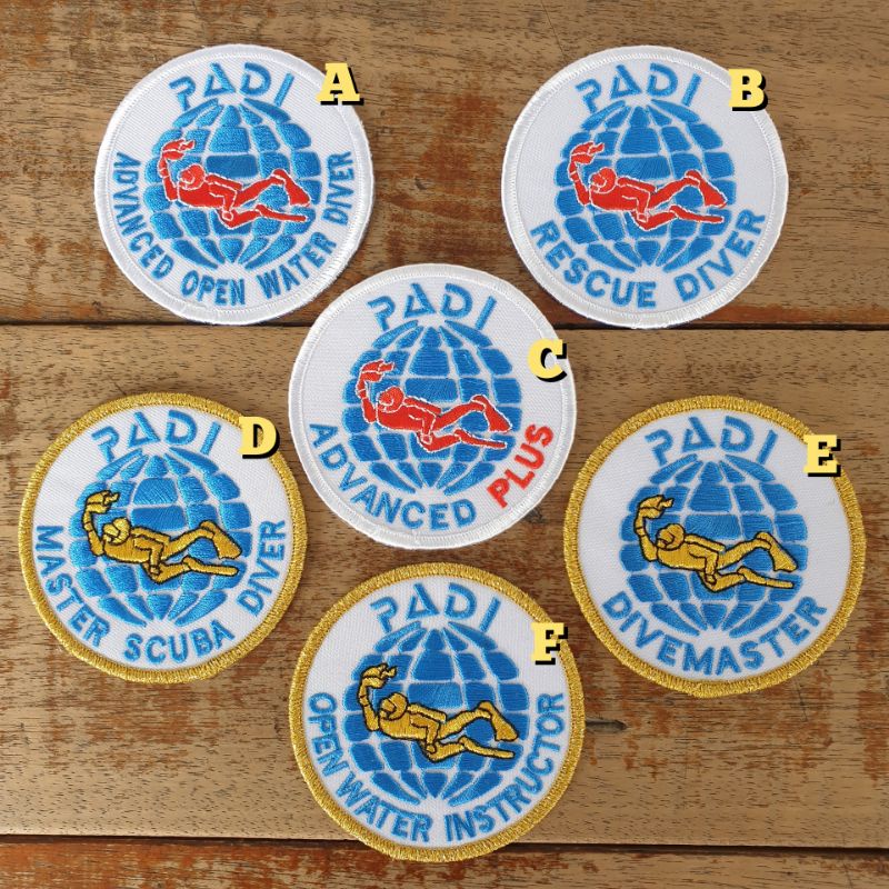 Padi Scuba Diver Embroidered Patches For Clothes Shopee Philippines