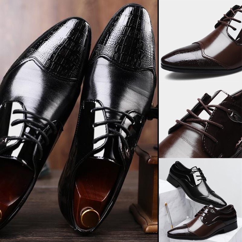 SENSIPICPointed toe formal shoes for men seasonal new design wedding