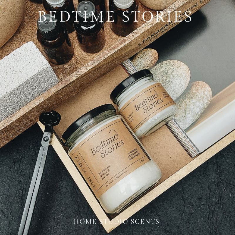 Home Studio Scents Bedtime Stories scented soy candle