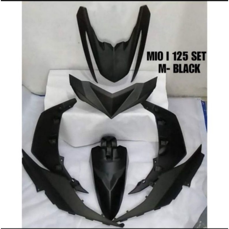 Mio i 125 FAIRINGS SET MATT BLACK Genuine Yamaha Shopee Philippines