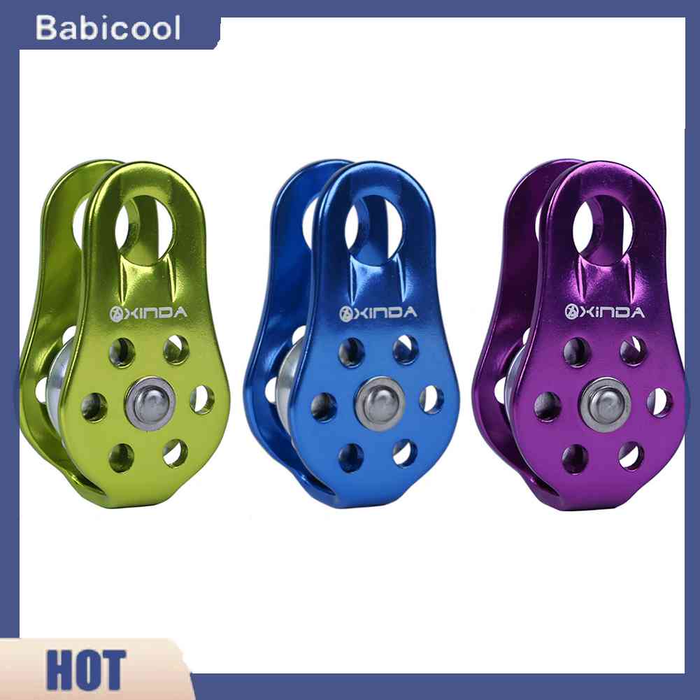 2TYPES Mountaineering Rock Climbing Rope Pulley Aluminum Outdoor ...