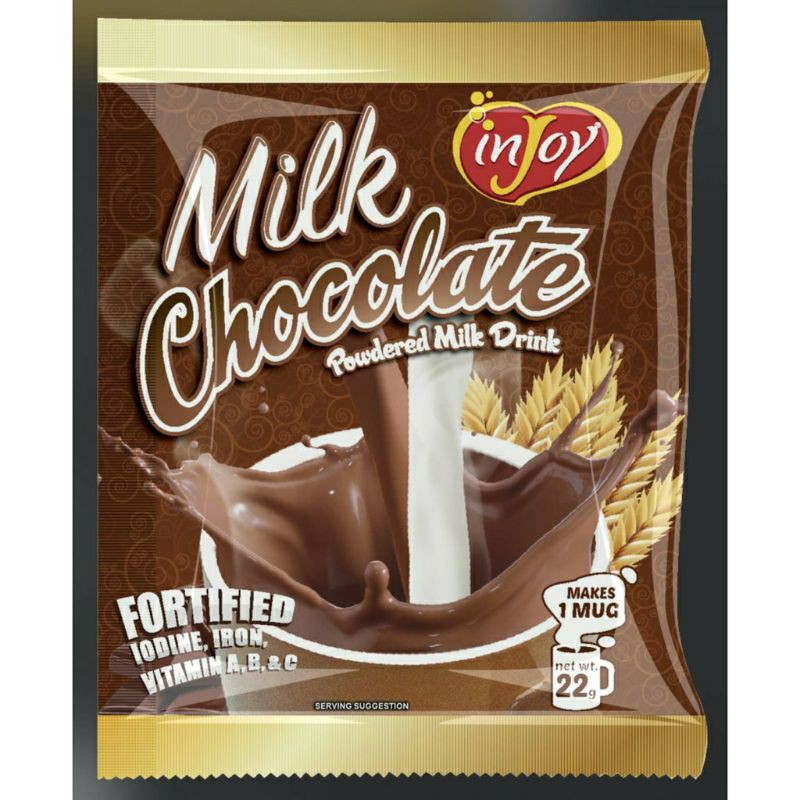 Injoy Milk Chocolate Powdered Milk Drink 220g (10pcs 22g sachets