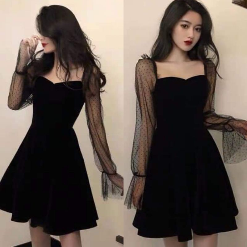 Fashionable BabyDoll Midi Dress Vintage Style Elegant Casual Formal Party  Wedding debut Entourage | Shopee Philippines