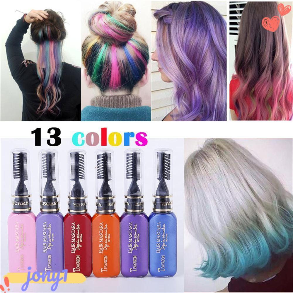 Ready stock]JONY Halloween Dye Stick Cosplay Hair Color Dye Comb Temporary  Makeup Party Crayons DIY Girls Kids Teens Easy Coloring Washable Hair Chalk  | Shopee Philippines