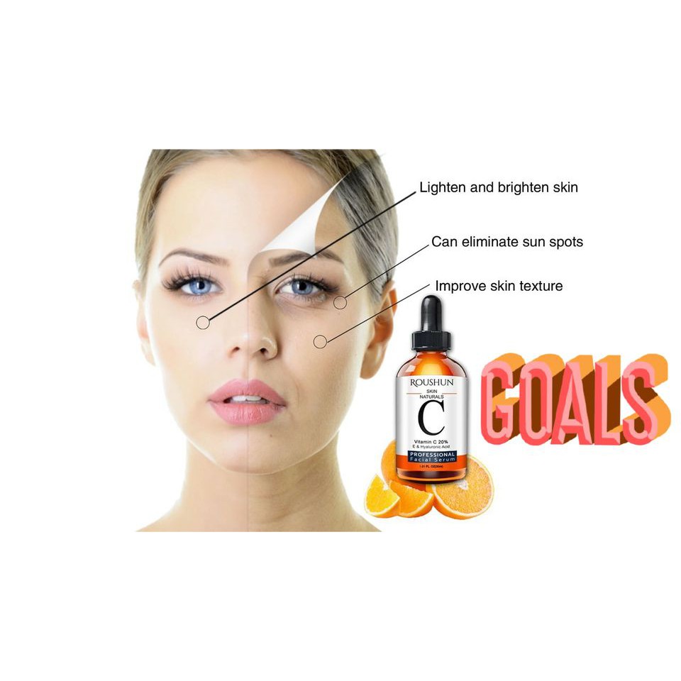 Roushun Vitamin C & E Serum with Hyaluronic Acid Shopee Philippines