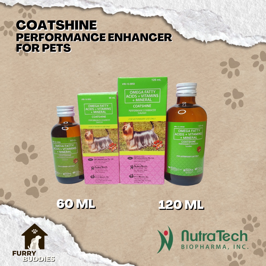 COATSHINE PERFORMANCE ENHANCER FOR PETS (60 ML & 120 ML) Shopee