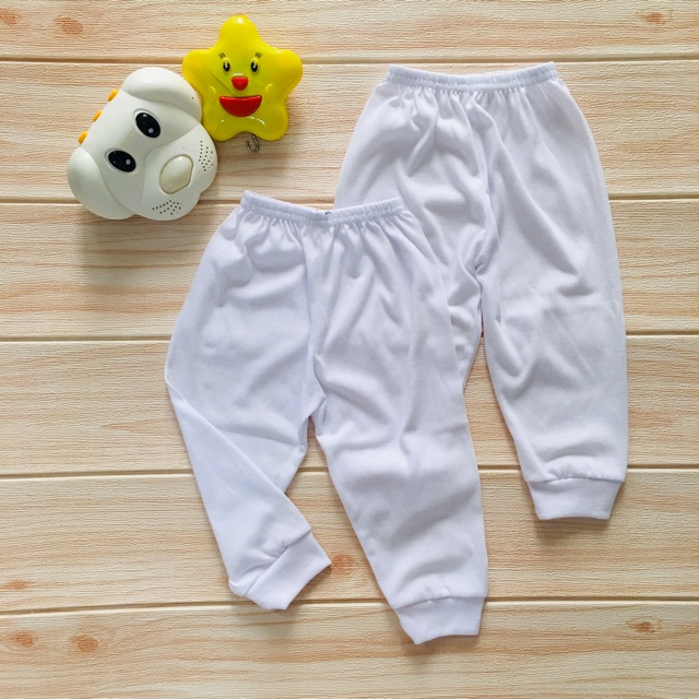 New! Newborn Plain White Pajama Set of 2 Shopee Philippines