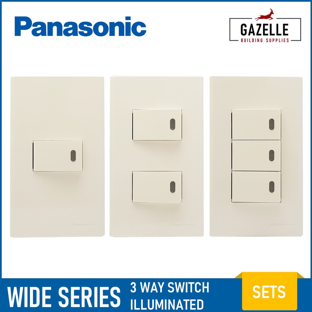 Panasonic Wide Series 3 Way LED Illuminated Switches Shopee Philippines