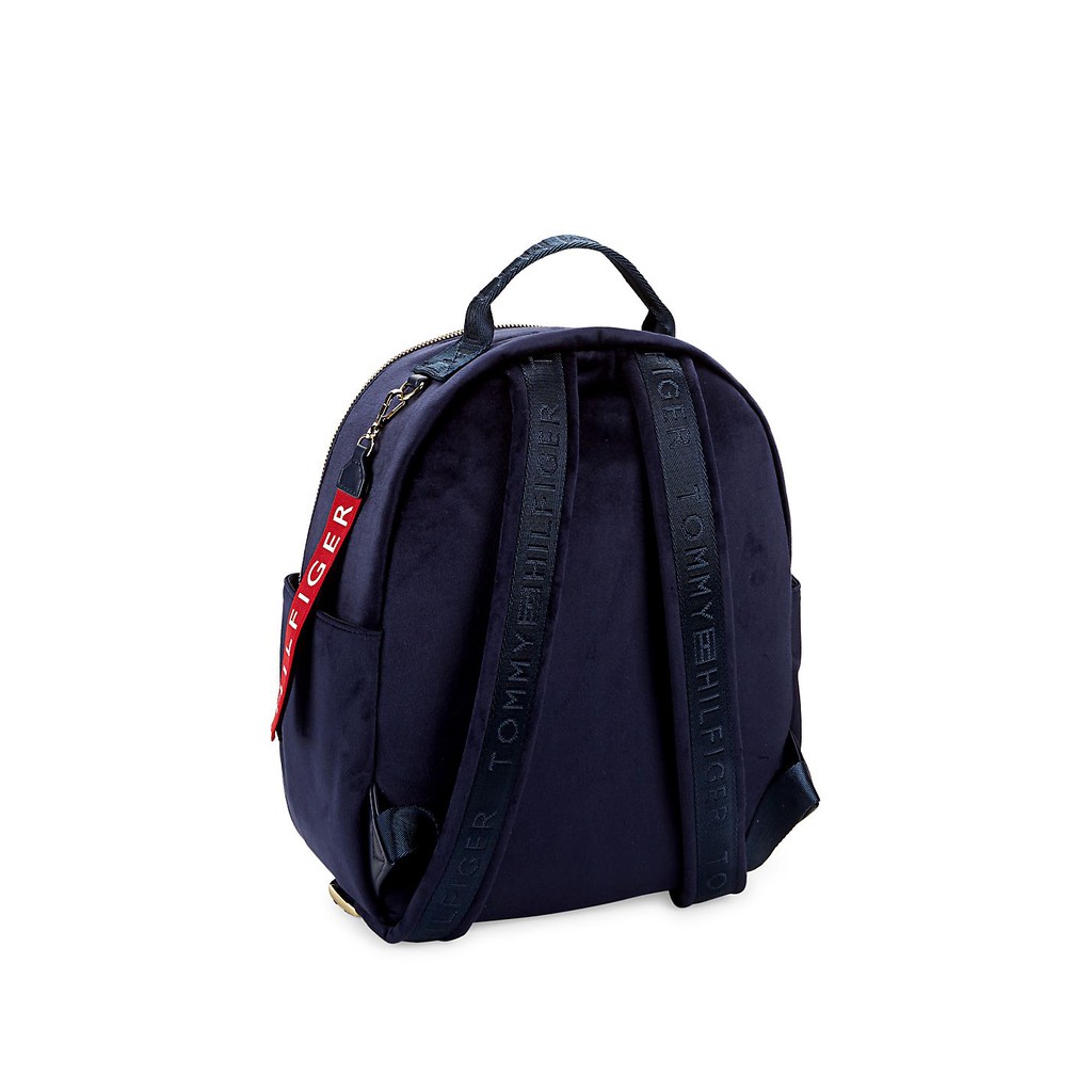 tommy hilfiger velvet backpack