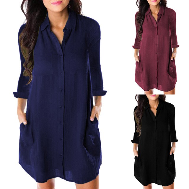 office shirt dress