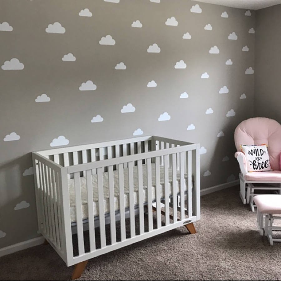 nursery wall stickers clouds