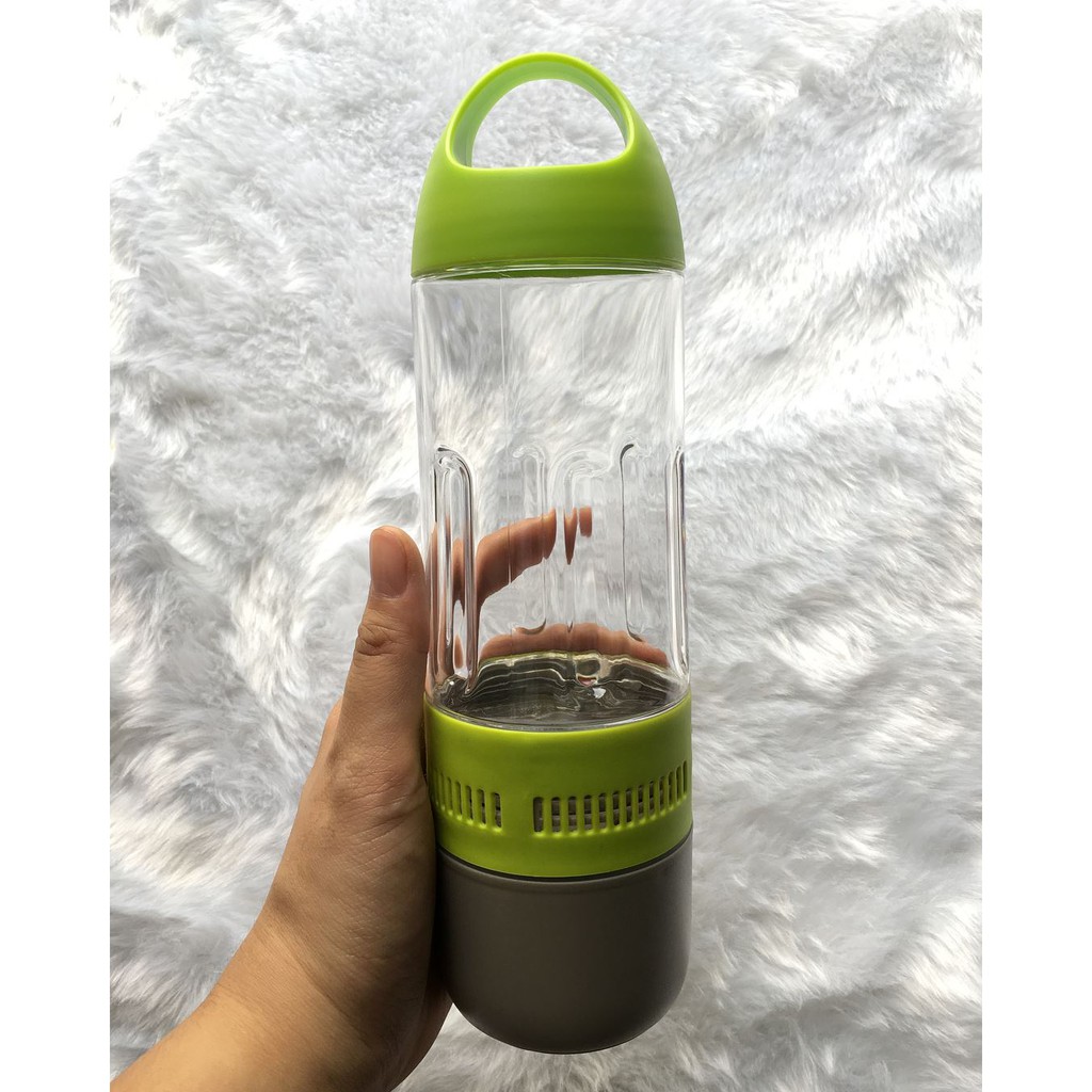 bottle with bluetooth speaker