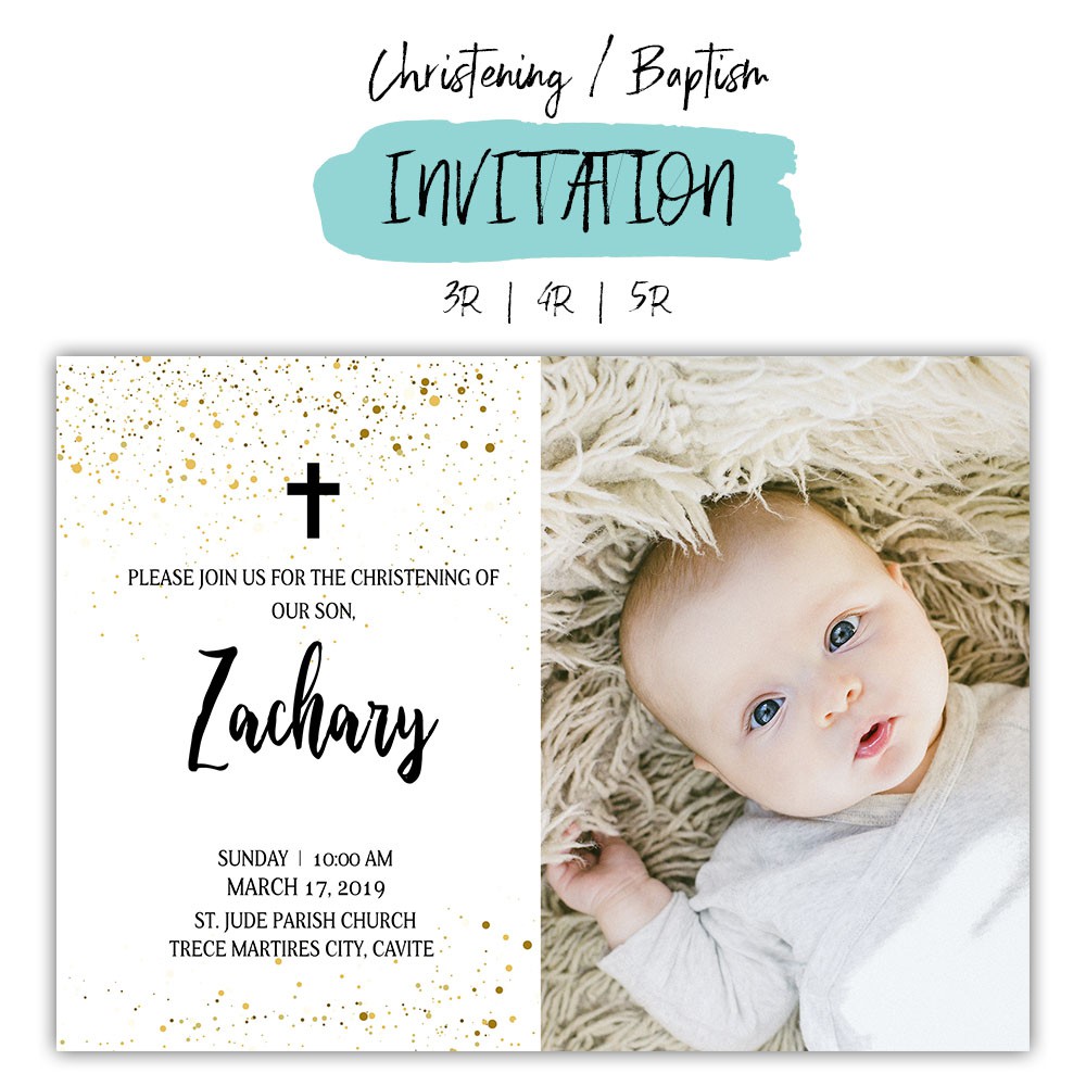 christening invitation