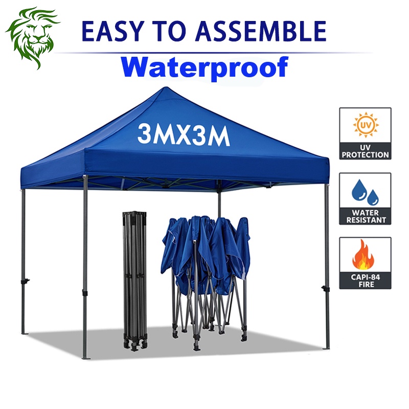 Tent Heavy Duty Tent 3x3 Meter Retractable Tent Withadjustable Height Frame Tent Gazebo Tent