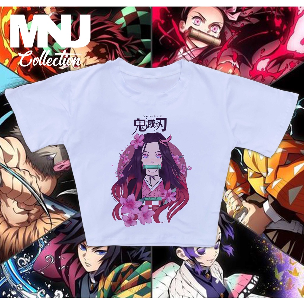 DemonSlayer Nezuko CROP TOP SUBLIMATION COD | Shopee Philippines