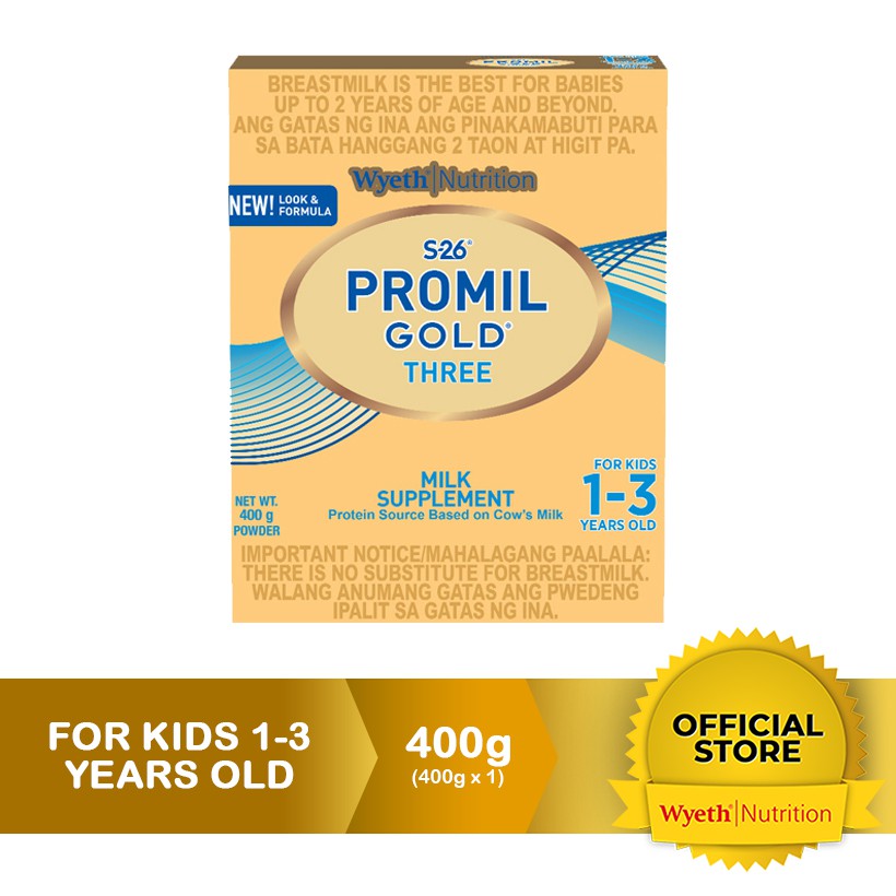 Wyeth Nutrition S26 Promil Gold Infant Formula Stage 1 400g