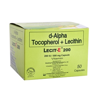 LECIT E d-Alpha Tocopherol + Lecithin 1 Capsule #8