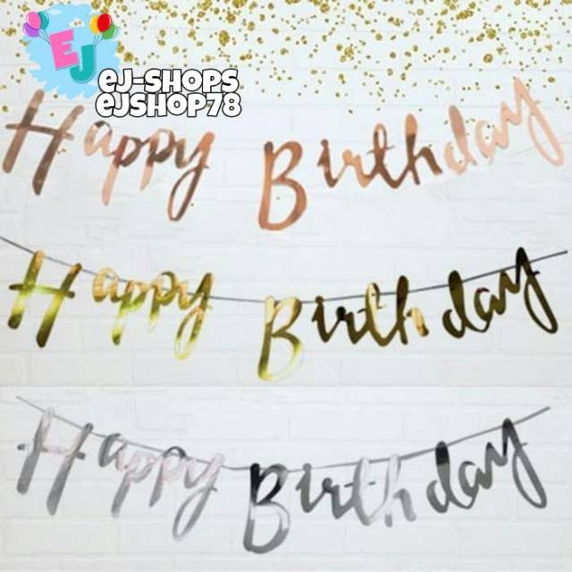 Latin Happy Birthday Banner / Hbd Latin / Bunting Latin Flag | Shopee ...