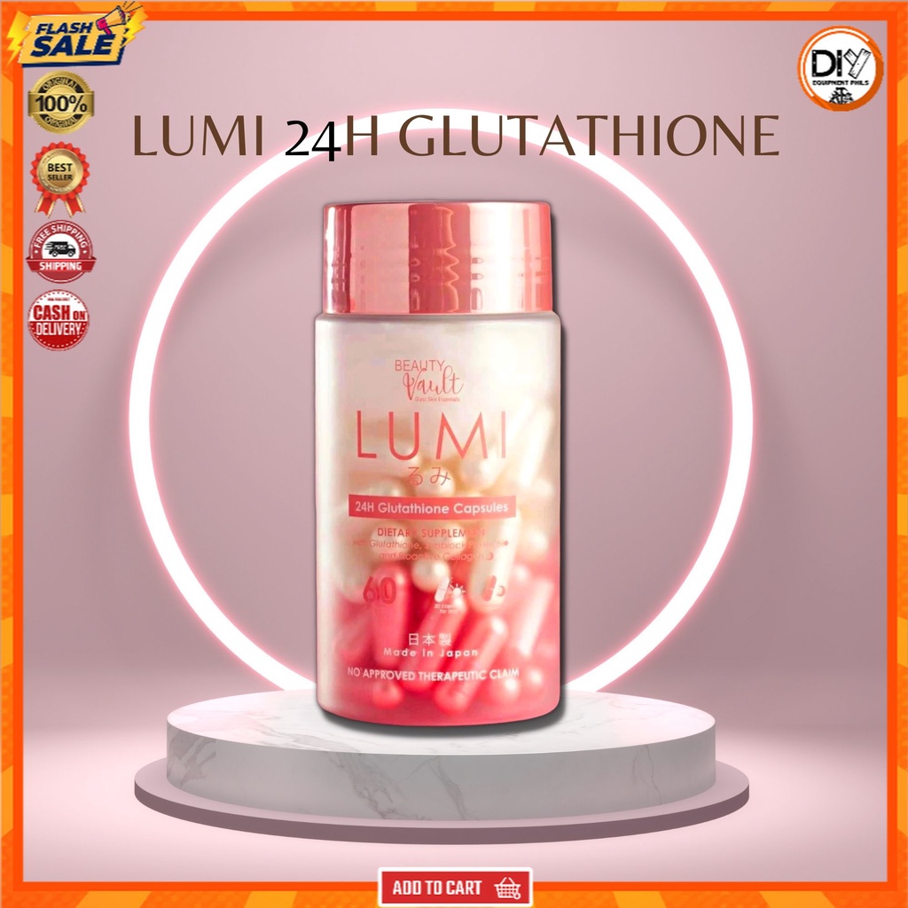ORIGINAL LUMI GLUTATHIONE LUMI 24H GLUTATHIONE CAPSULES BY BEAUTY VAULT