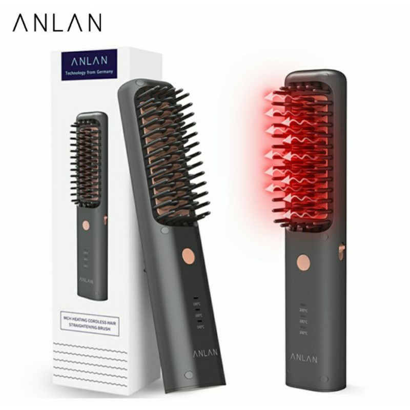 cordless hair straightener brush