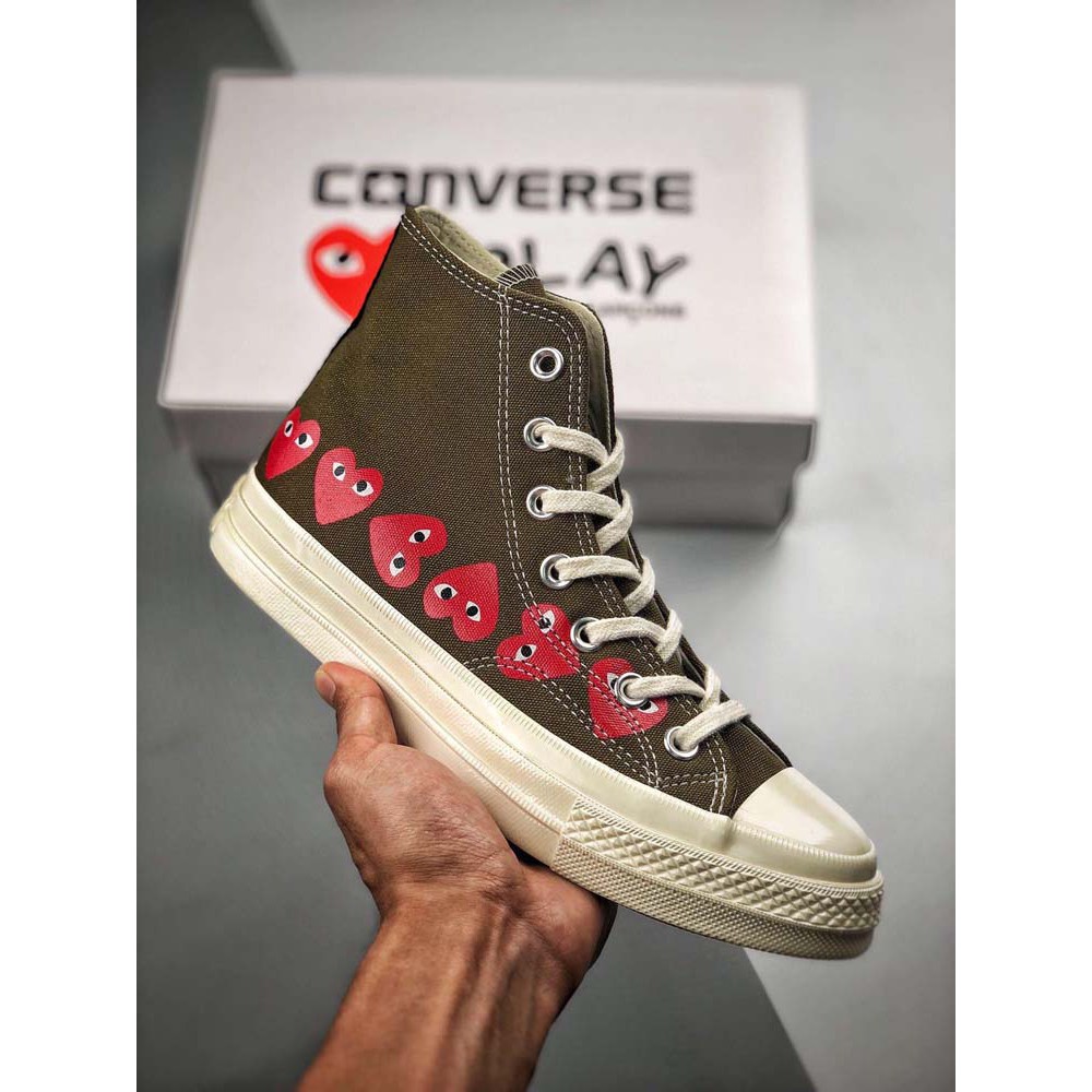 dark brown converse